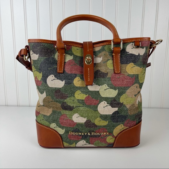 Dooney & Bourke Handbags - Dooney & Bourke Medium Cayden Tote Camo Green